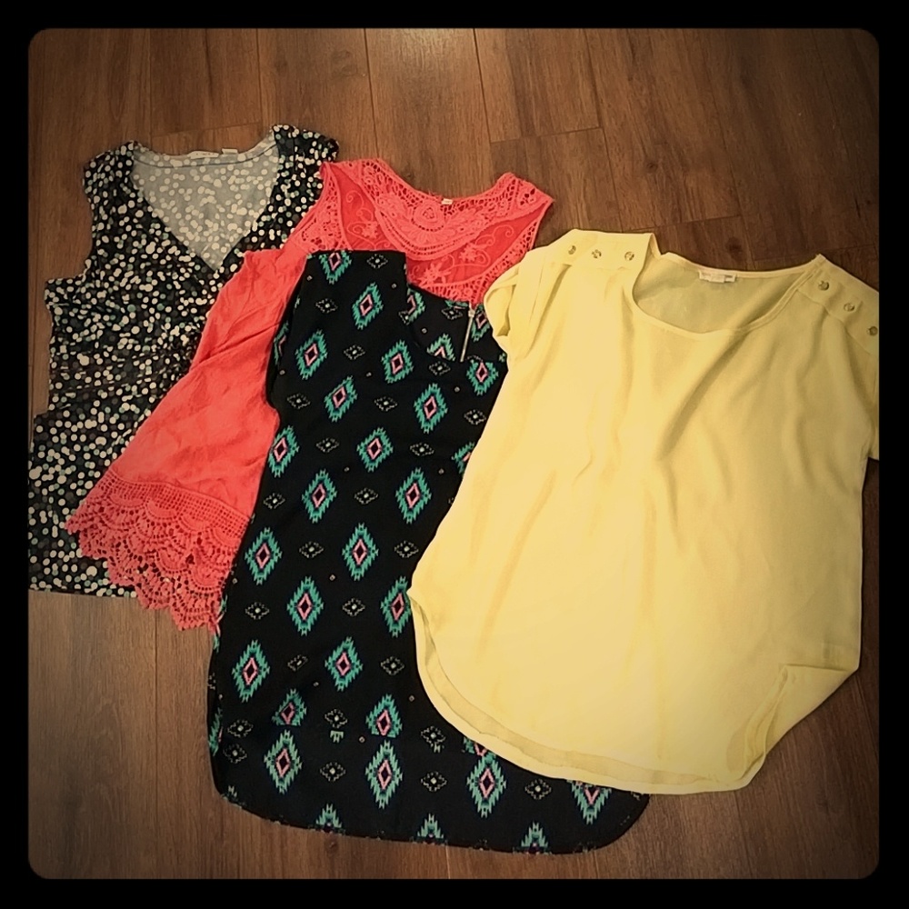 4 shirts bundle